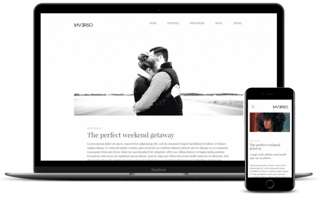 Inverso - Template Boostrap